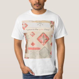 T-shirt Parcours & Lumière Chaude – Tee Blanc