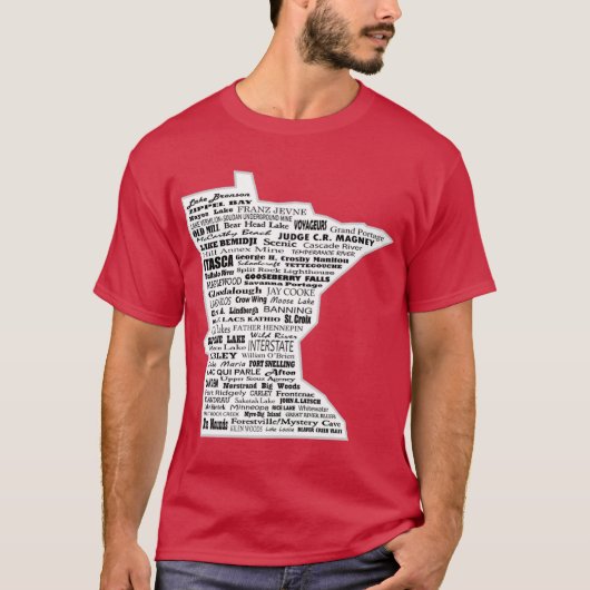T-shirt Parcs du MN avec remplissage blanc (Devant)