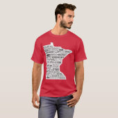 T-shirt Parcs du MN avec remplissage blanc (Devant entier)