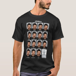 T-shirt Parcs et loisirs de nombreux visages de Ron Premiu