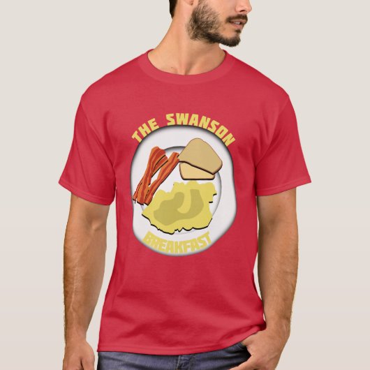 T-shirt Parcs et REC | le petit déjeuner de Swanson (Devant)