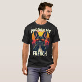 T-shirt Pardon de mon français (Devant entier)