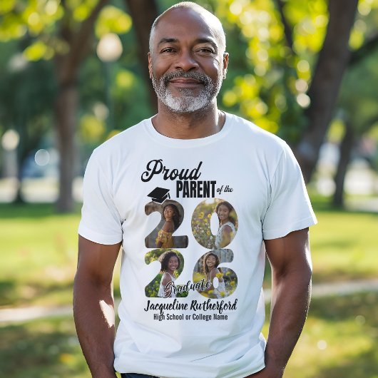 T-shirt Parent de diplômé 2026