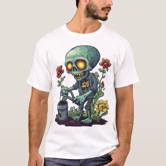 T-shirt Parent de plante zombie (Devant)