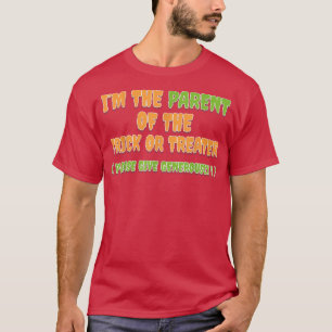 T-shirt Parent du Trick ou du Soigner Maman Papa Halloween
