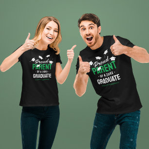 T-shirt Parent fière et noire de la promotion 2026