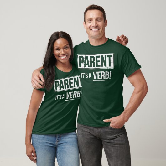 T-shirt Parent Son Verbe (Unisexe)