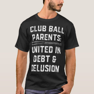T-shirt Parents de l'équipe unis dans la dette et l'illusi
