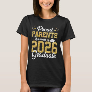 T-shirt Parents fiers d'un étudiant de la promotion 2026 e