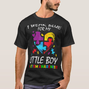 T-shirt Parents Maman Papa Bleu Pour Mon Petit Garçon Fils