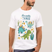 T-shirt Parents TRex Dinosaur (Devant)