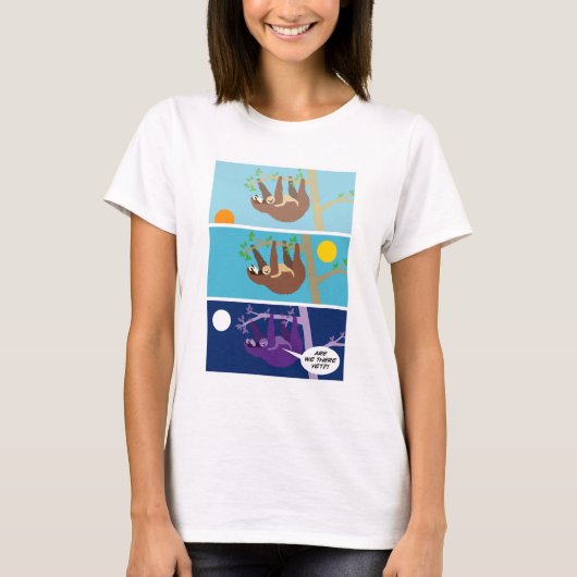 T-shirt Paresse de bébé (Devant)