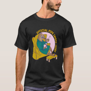 T-shirt paresse de fumée de pipe officielle