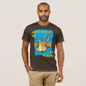 T-shirt Paresse - dites juste non (Devant entier)