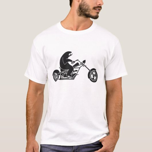 T-shirt Paresse lente sur un vélo rapide (Devant)