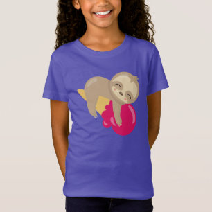 T-Shirt Paresseux bébé endormi sur un cône de glace