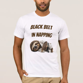 T-shirt Paresseux Ceinture Noire De La Sieste
