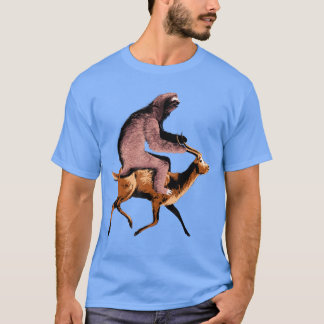 T-shirt Paresseux chevauchant un concert de lot d'antilope