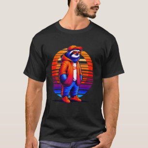 T-shirt Paresseux Cool Style Urbain Moderne Art Rétro Couc