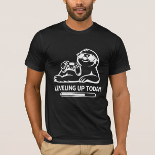 T-shirt Paresseux de jeu d'anniversaire qui monte de nivea