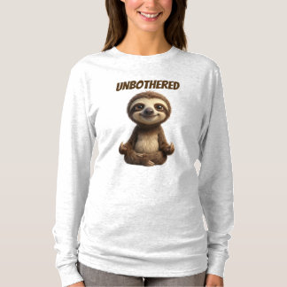 T-shirt Paresseux Décontracté Chill