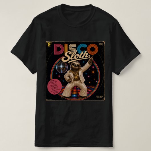 T-shirt Paresseux Disco (Design devant)