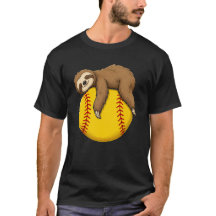 Paresseux Drôle Endormi Enlacent Softball Sports M