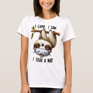 T-shirt PAResseux DRÔLE PENDANT À UN ARBRE