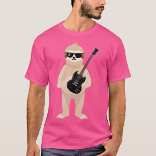 T-shirt Paresseux drôle portant des lunettes de soleil jou