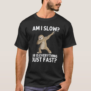 T-shirt Paresseux Drôle Pour Hommes Femmes Lent Paresseux