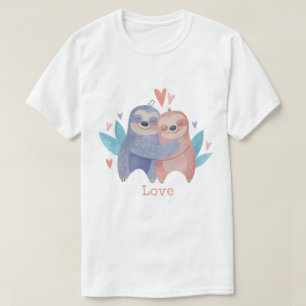 T-shirt Paresseux en amour