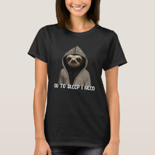 T-shirt paresseux jour paresseux dormir relax hommes femme