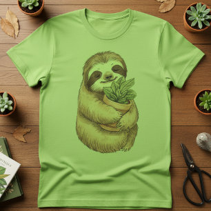 T-shirt Paresseux Parent de Plantes — Paresseux Mignon pou