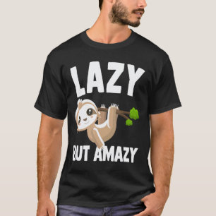 T-shirt Paresseux Paresseux Mais Amazy Drôles Amoureux de