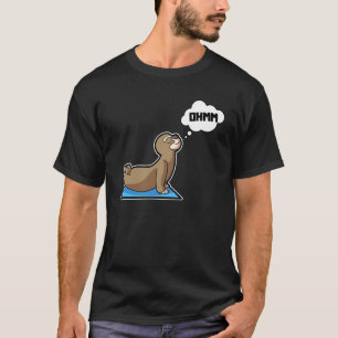 T-shirt Paresseux Paresseux Yoga Poses Sports Gymnastique