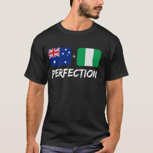 T-shirt Parfait mélange australien et nigérian héritage F