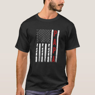 T-shirt Parfait Pour Fête des pères 2022 Avec Drapeau Amér