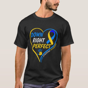 T-shirt Parfait vers la droite - Sensibilisation mondiale