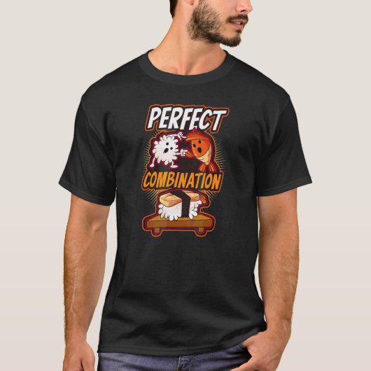 T-shirt Parfaite combinaison de sushi (Devant)