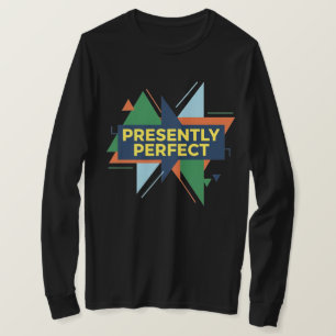 T-shirt Parfaitement Présent Abstrait Moderne