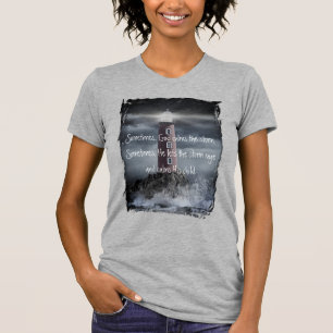 T-shirt Parfois, Dieu Calme La Tempête 