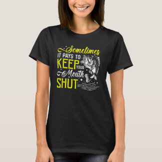 T-shirt Parfois Il Paie Garder Bouche Bouche Poisson Pêche