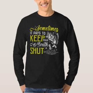 T-shirt Parfois Il Paie Garder Bouche Bouche Poisson Pêche