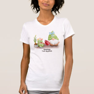 T-shirt Parfois, j'ai mouillé mon plante gnome arc rouge b