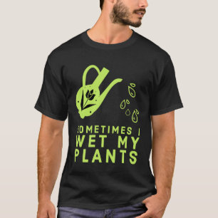T-shirt PARFOIS J'AI OUVERT MON Plante PLANTE Green Neon