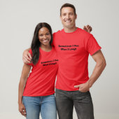 T-shirt Parfois je fais pipi quand je ris (Unisexe)