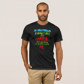 T-shirt Parfois je feins…. (Devant entier)