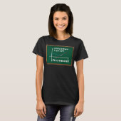 T-shirt Parfois je pars sur une tangente Math Formula Fun  (Devant entier)