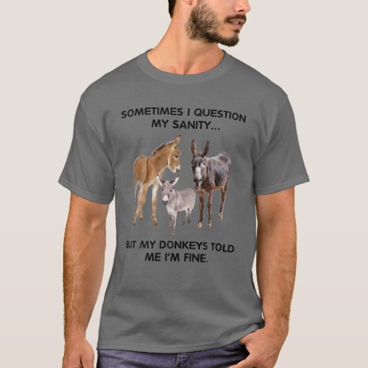 T-shirt Parfois Je Remets En Question Mon Sang Mais Mes Do (Devant)