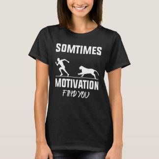 T-shirt parfois la motivation vous trouve lion tout-petit